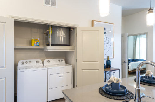 Laundry room at The Waterview in Richmond, Texas