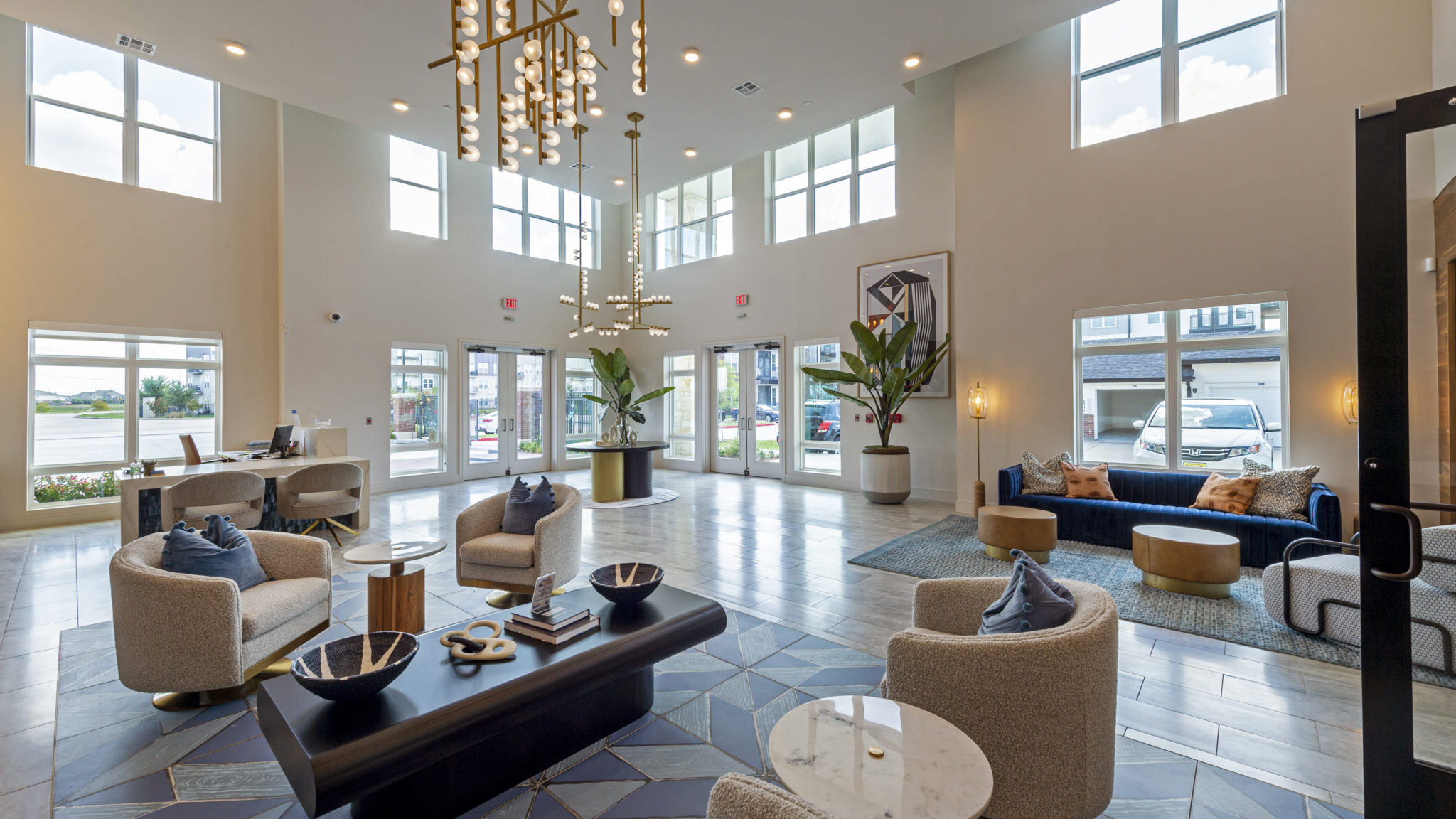 Leasing office at The Waterview in Richmond, Texas