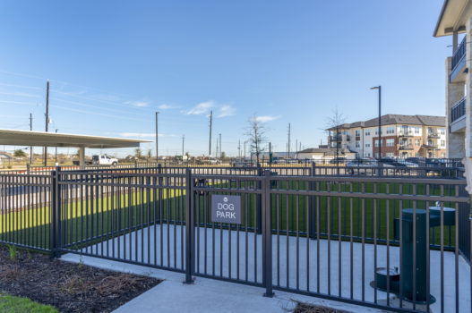 Dog park at The Waterview in Richmond, Tx